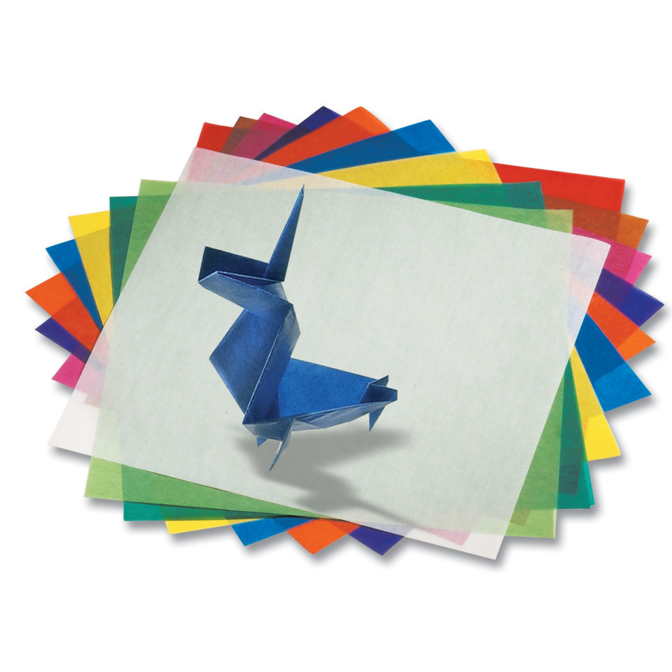 Origami, Papierkunst, Blauer Zebra?, buntes Papier?, Falten
