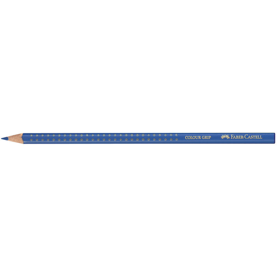 Bleistift, Bleistift blau, Rundspitz, Graphit, Faber-Castell Colour Grip