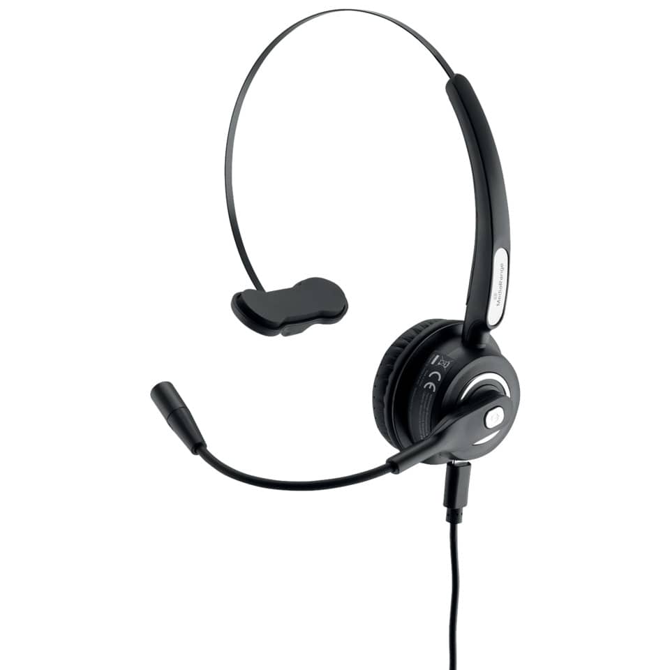 Kopfhörer, Headset, Over-Ear, Mikrofonarm, Kabelgebunden