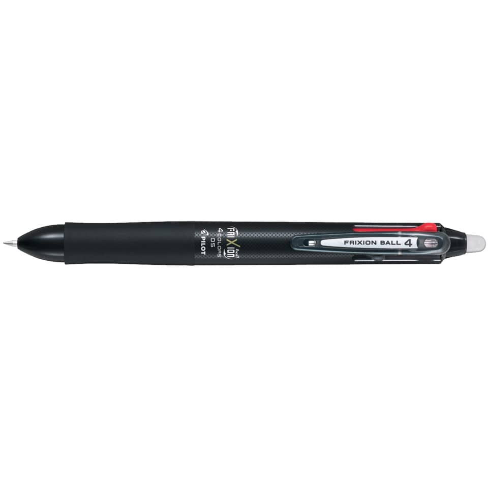 Tintenroller FriXion Ball 4 Colors, 0,3, schwarz PILOT LKFB-80EF-B-E Stift