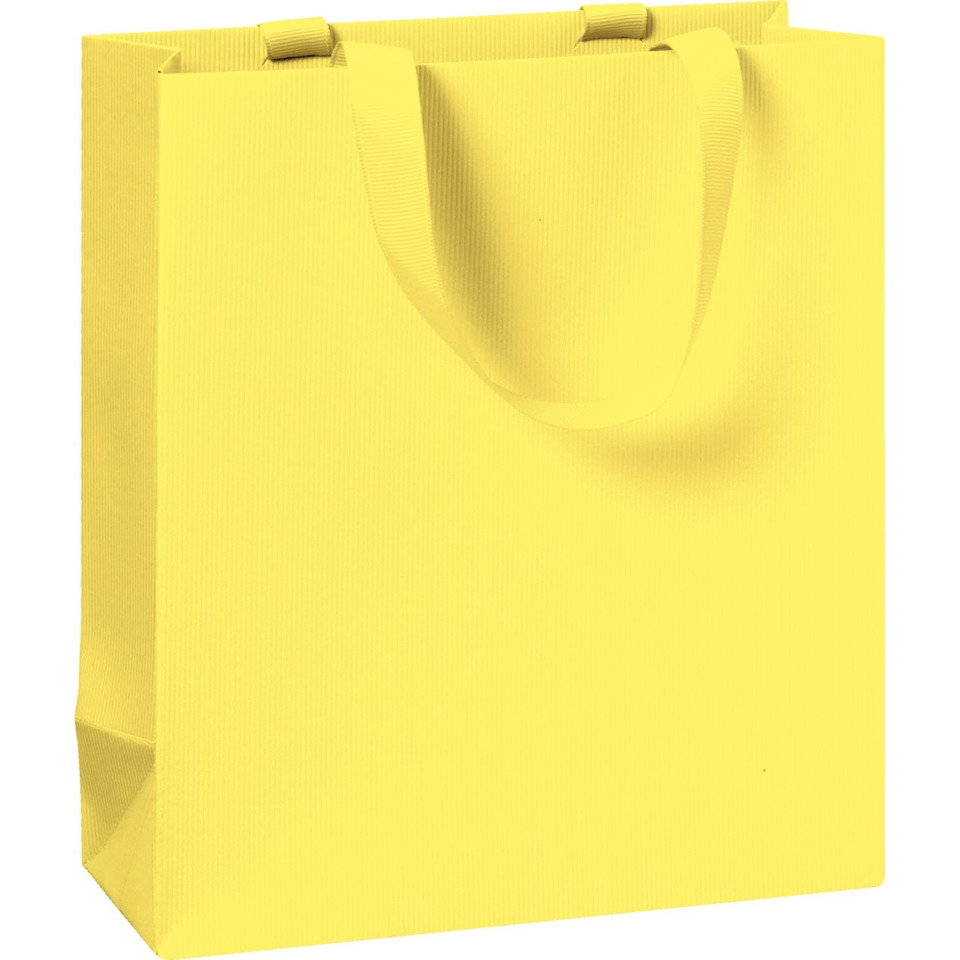 Geschenktragetasche One Colour, 21x18x8cm, gelb STEWO 2543785596