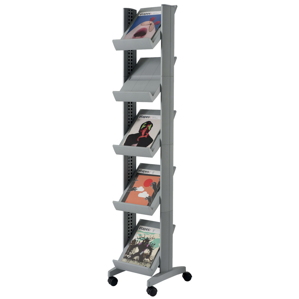 magazinrack, ausstellungsständer, rollständer, rack, magazine