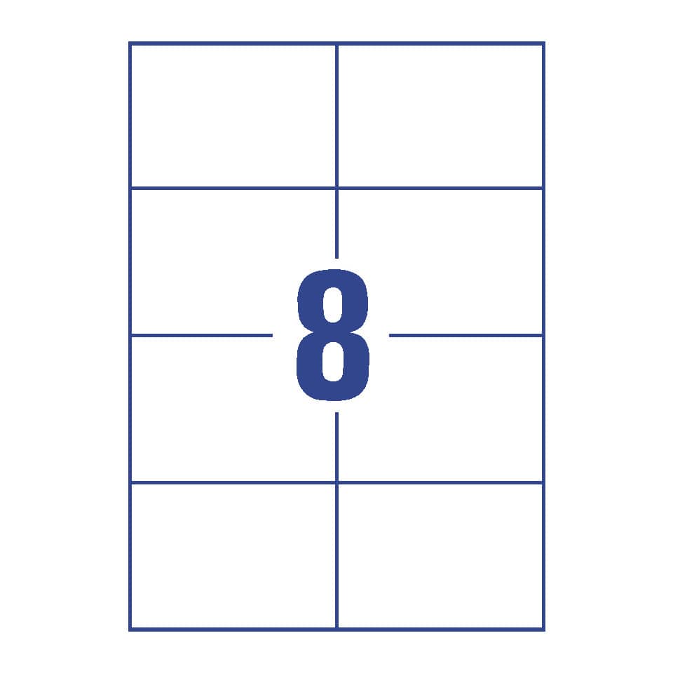 grid, poster, blau, nummer 8, modular
