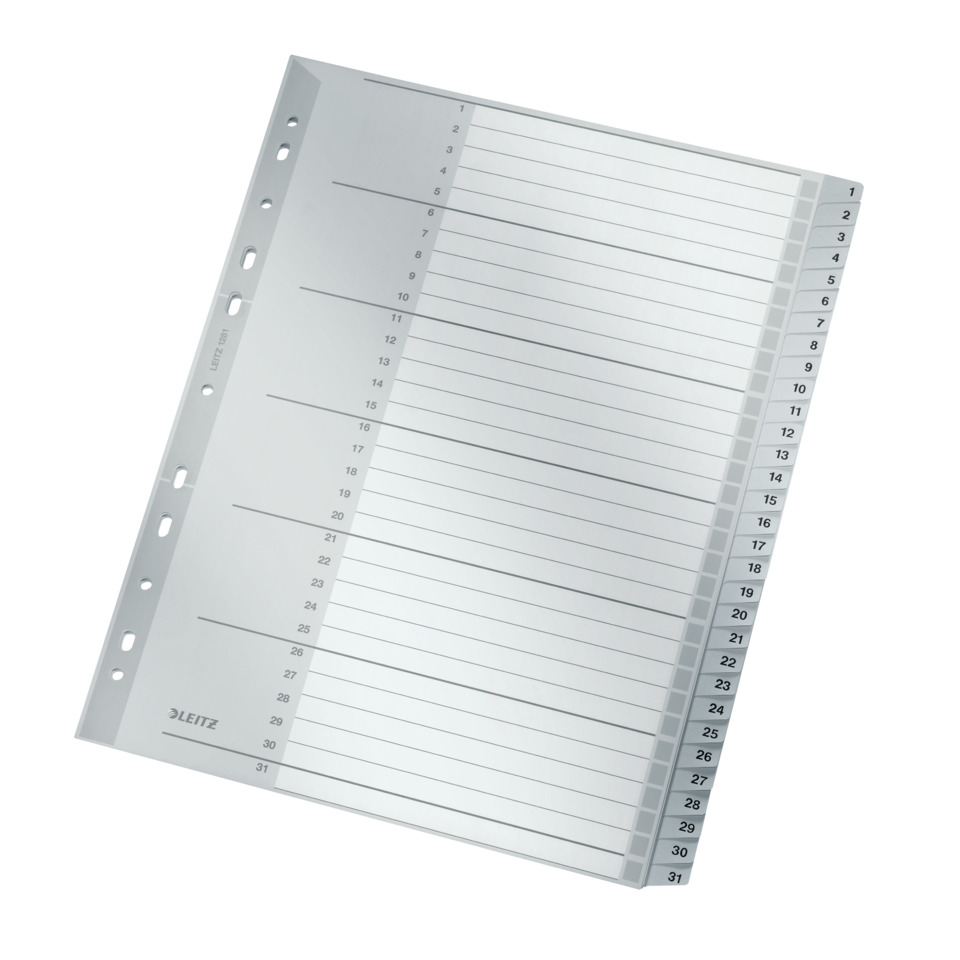 A4 perforated Memo, Ring Binder Sheet, Index Divider, Leere Formblatt, Ordnerzusatz
