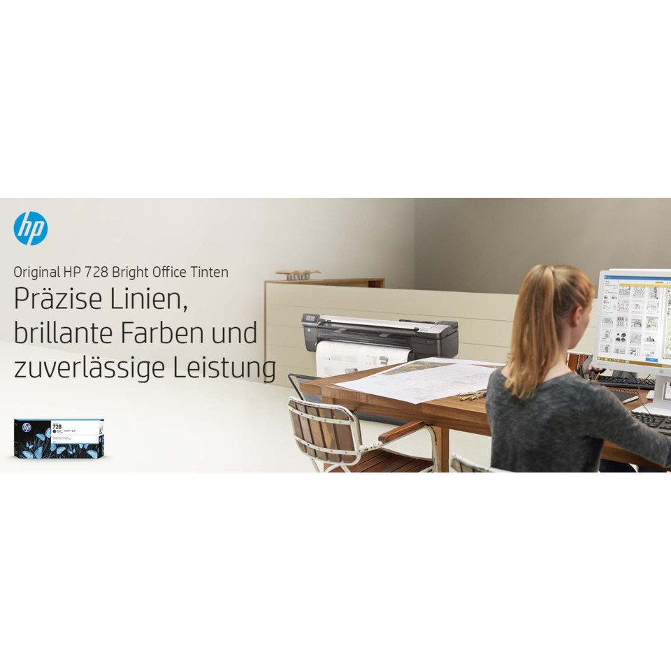 Drucker, Tintenpatrone, HP 728, Büroausstattung, Kartonverpackung