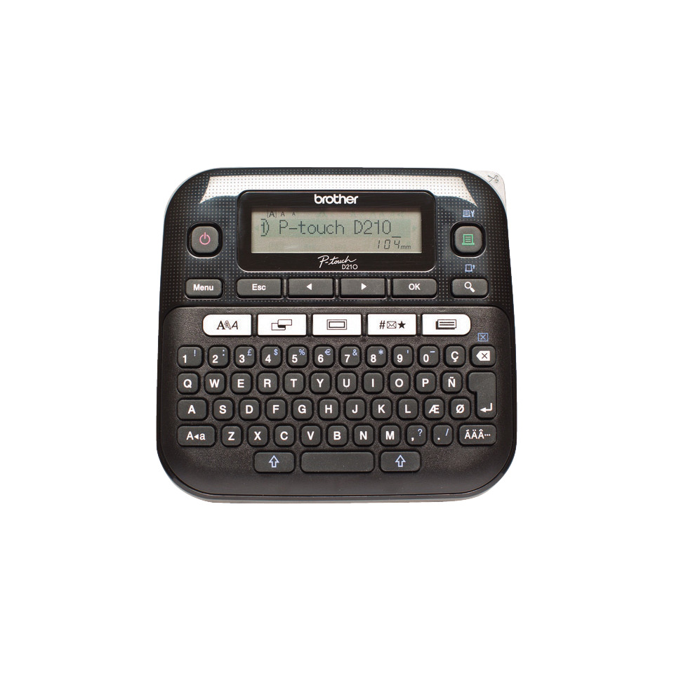 Drucktastatur, Tastatur, QWERTZ, Kompakt, P-Touch D210
