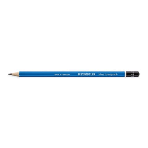 Bleistift Mars® Lumograph® 4B, blau STAEDTLER 100-4B