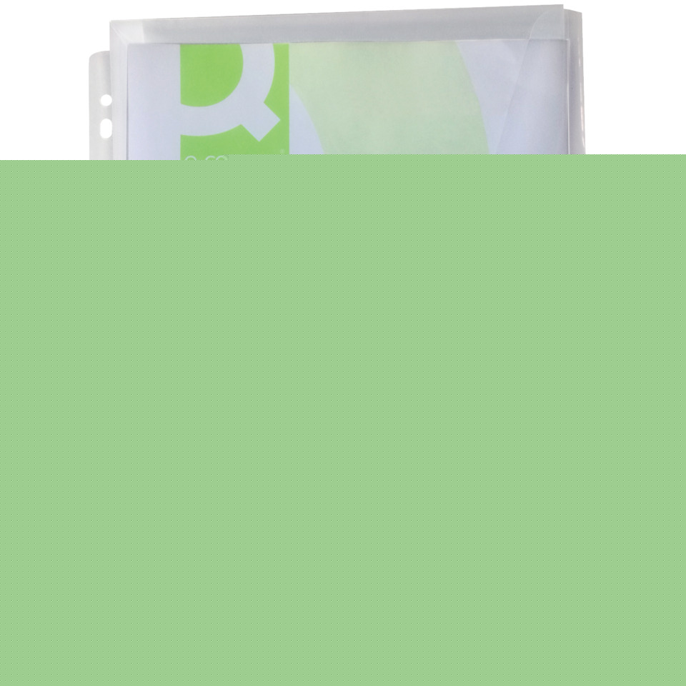 Paket, Kunststoff, transparent, grün, Aufkleber