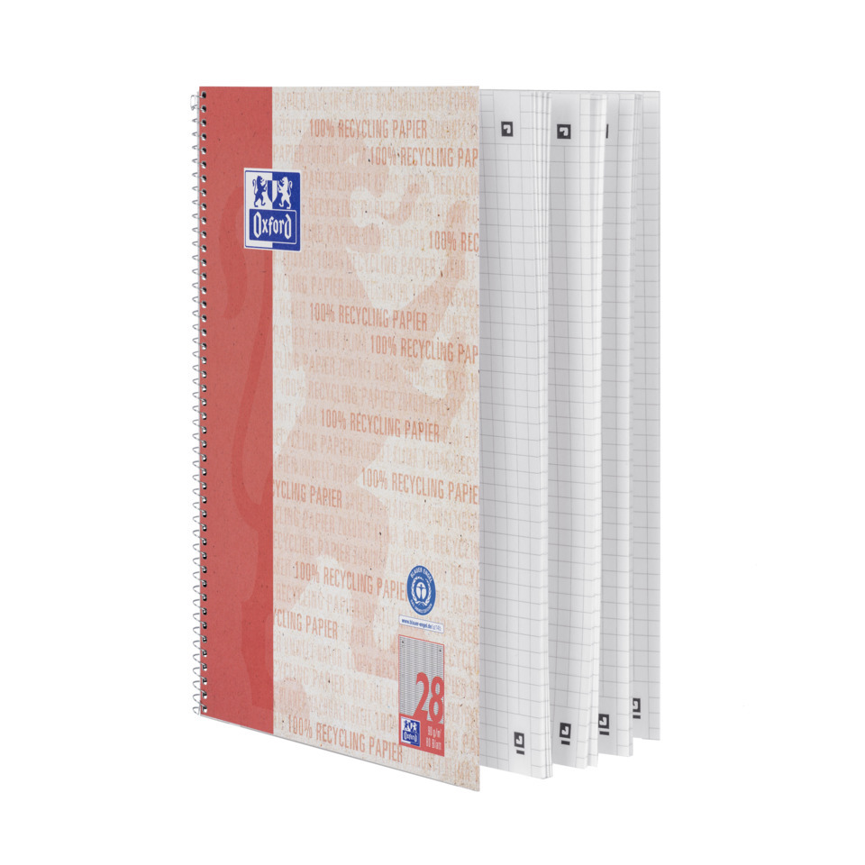 Notizbuch, Spiralbindung, Linierte Seiten, Karton Umschlag, A4 Größe