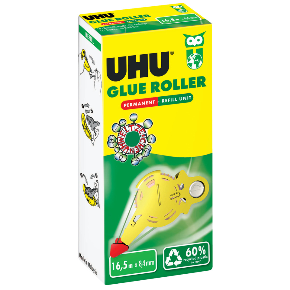 UHU, Kleber, Glas/Material? (glue), Glitzer?, Refill-Einheit