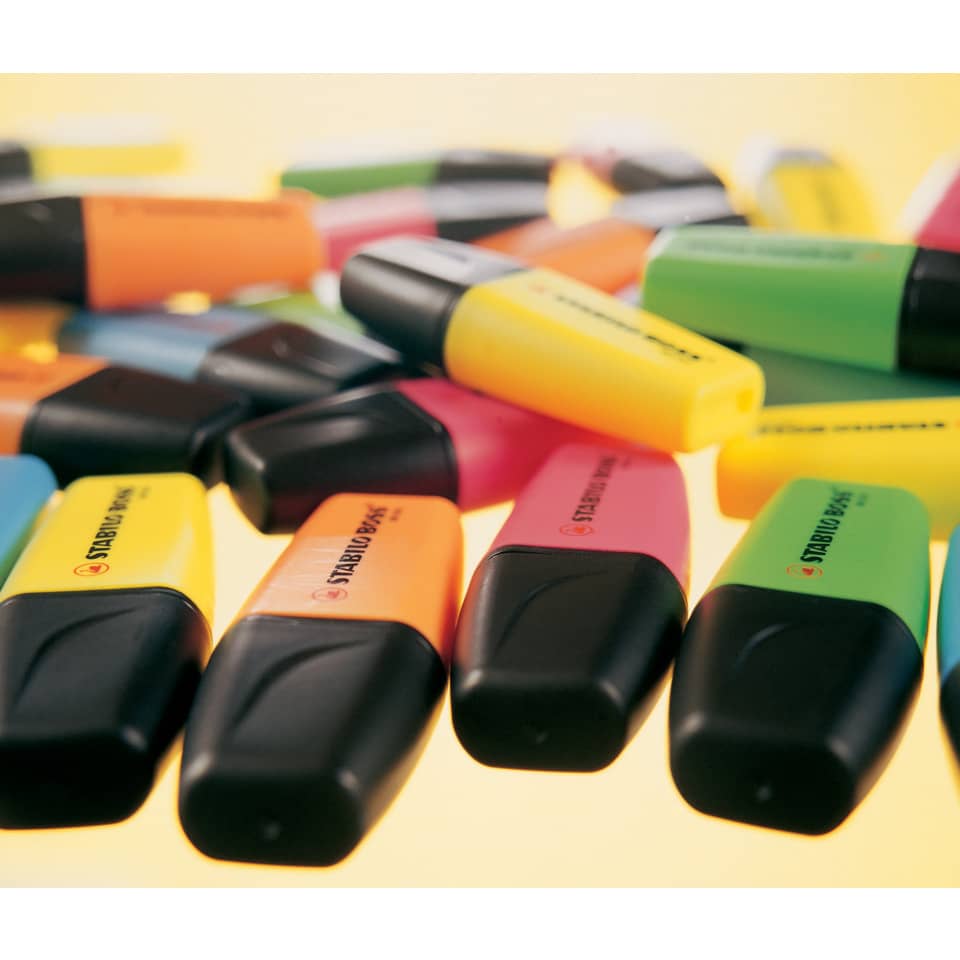 Hochlighter, Marker, Leuchtend, Stabilo, Pastellfarben