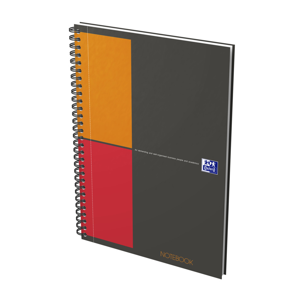 notebook, spiralgebunden, farbblock, notizblock, format A4, Notizbuch, Spiralbindung, Kladde, Gehäuse, Oxford