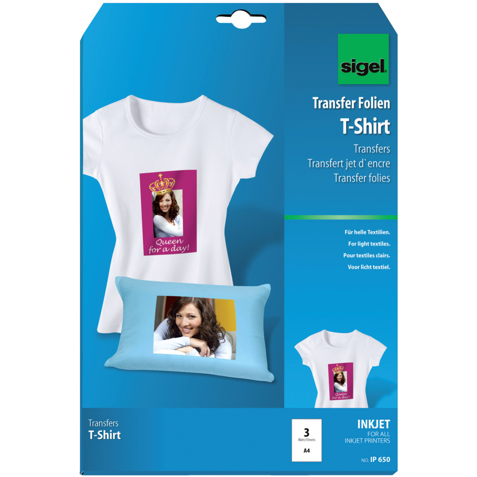 Tee, Transferfolie, T-Shirt, Bedruckt, A4