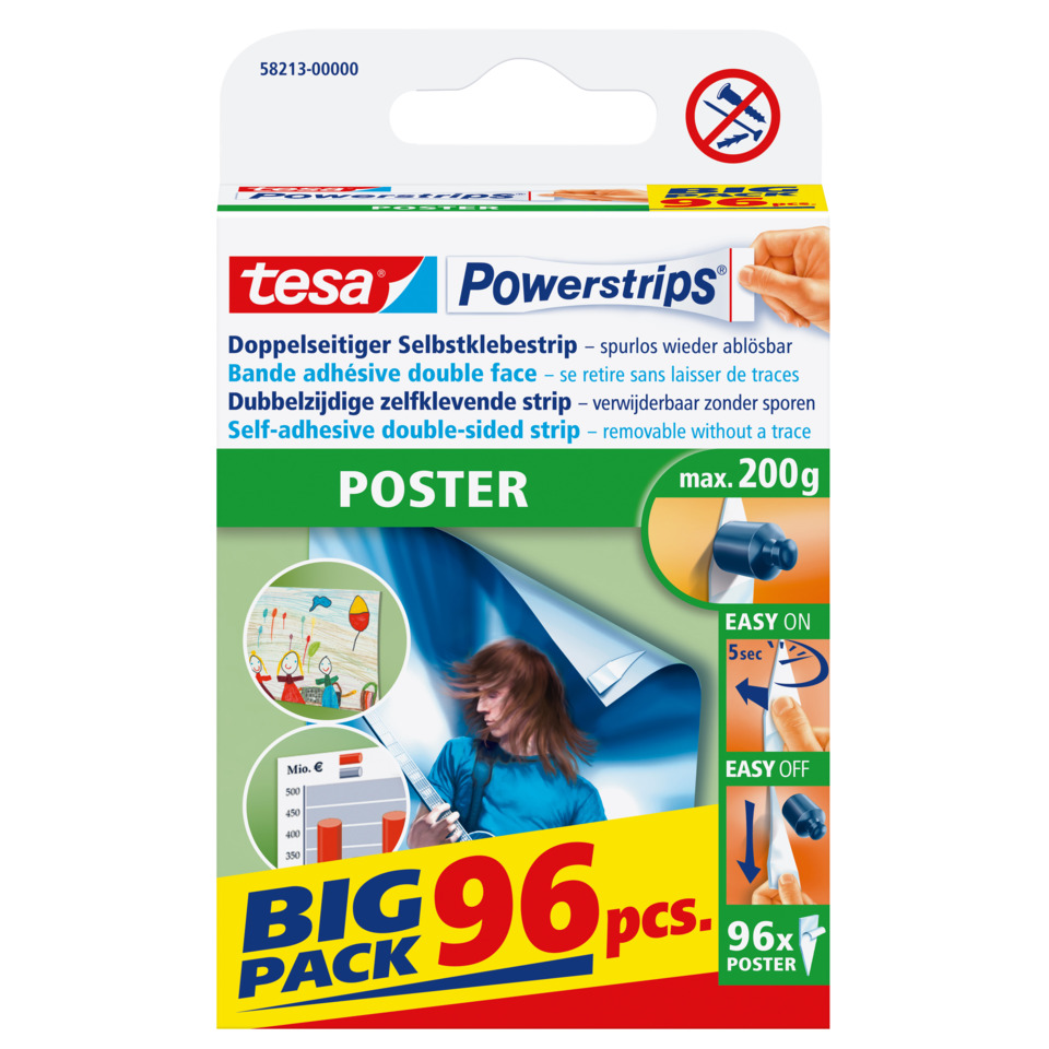 poster, Klebestreifen, Doppelseitig, selbstklebend, Grafik