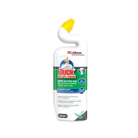 WC Reiniger Total Aktiv Gel, 750ml, Waldfrische WC-ENTE 357259
