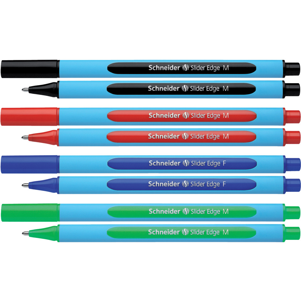 Markerstift, Fineliner, Schneider Slider Edge, Pastellfarben, Stiftset