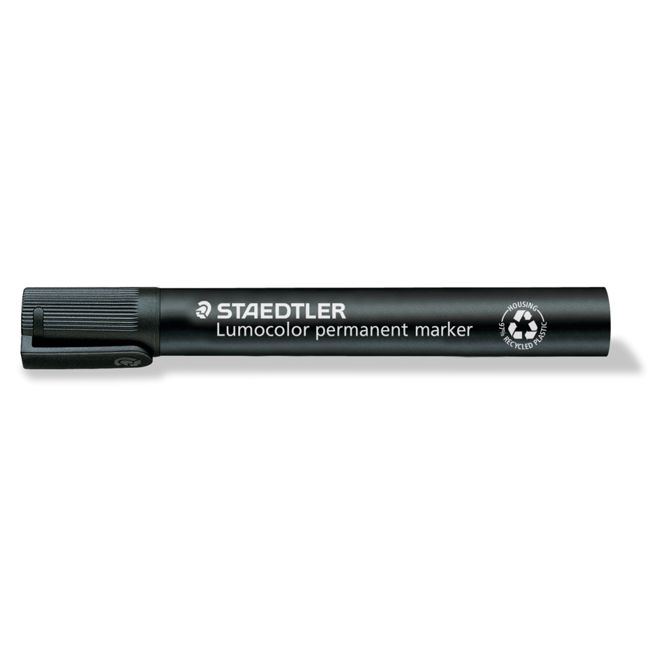 Permanentmarker Lumocolor®, Rundspitze, nachfüllbar, 2mm, schwarz STAEDTLER 352-9