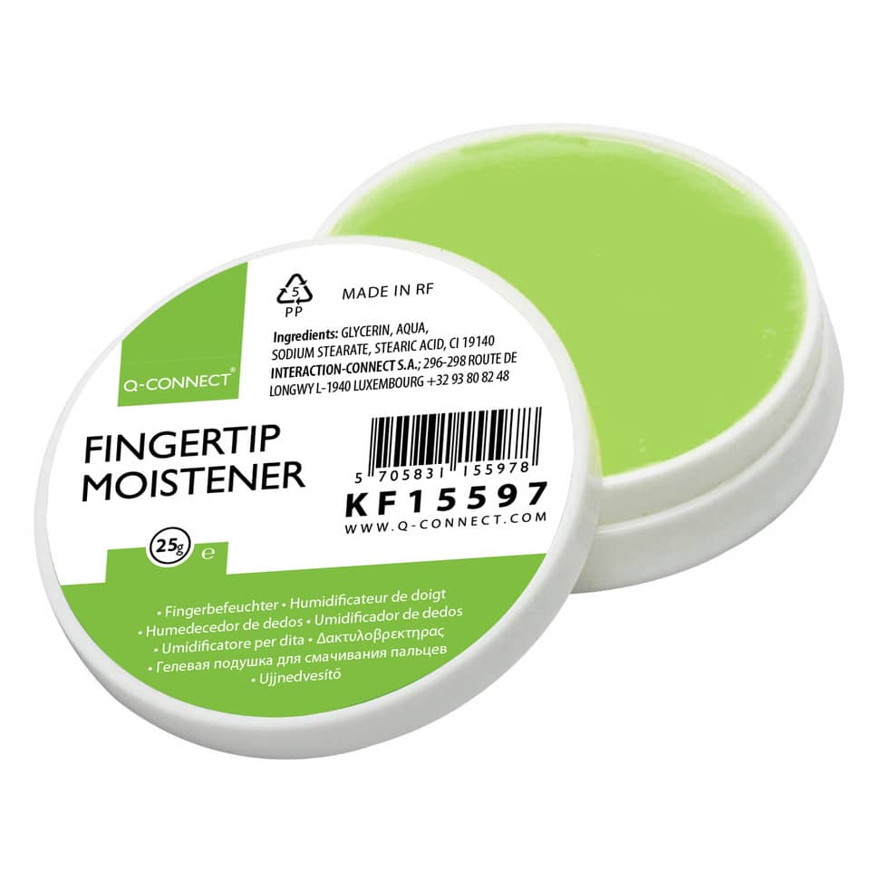 Fingertip, 25g/20ml, weiß Q-CONNECT KF15597