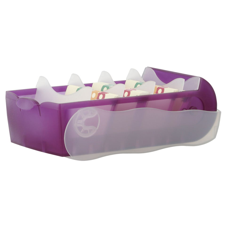 Geldbörse, Geldscheinhalter, Fächer, Transparente Schalen, Kassierbox
