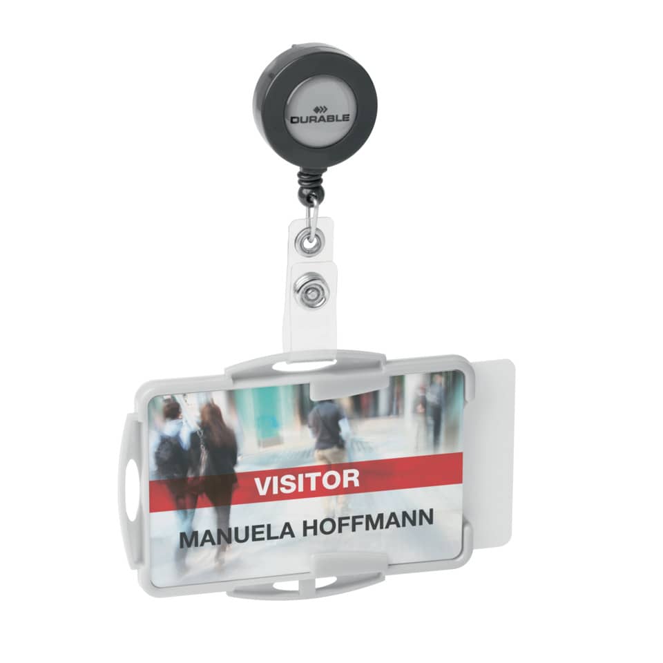 Ausweiskarte, Visitenkartenhalter, Namensschild, Halterung, Kartenhülle
