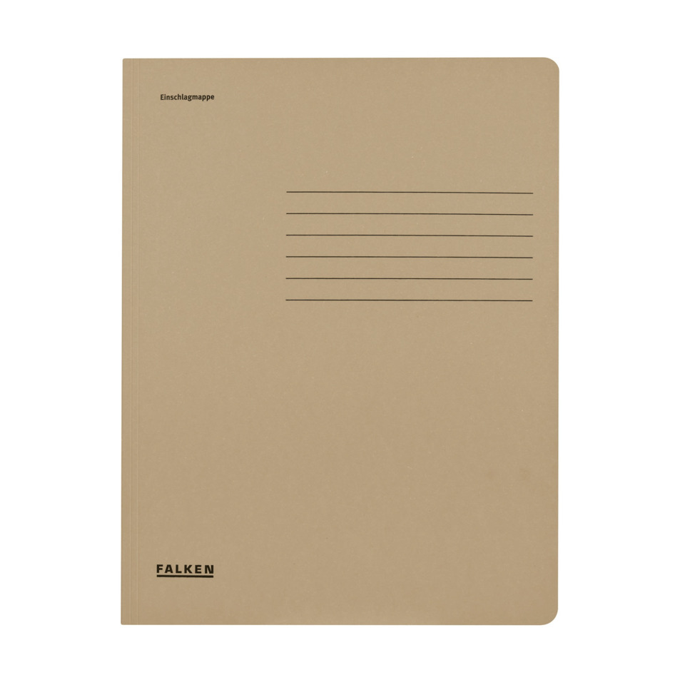 Notizbuch, Karton, Rindleiste, A4-Format, FALKEN