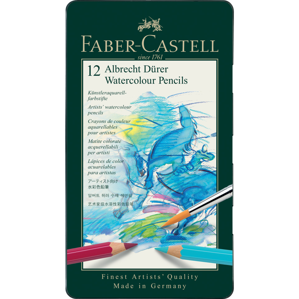 Aquarellstifte, Bleistiftset, Wasserfarbe, Kunstset, Markerstifte