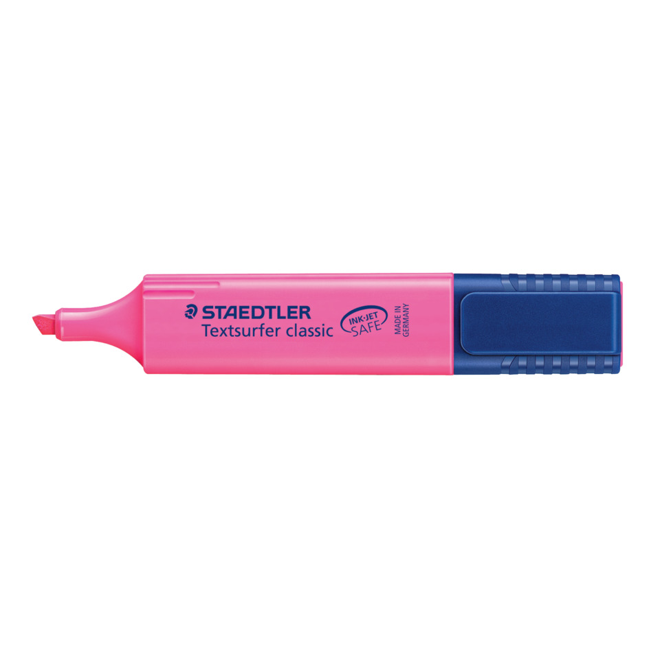 Textmarker, Highlighter, Pink, Marker, Chisel tip