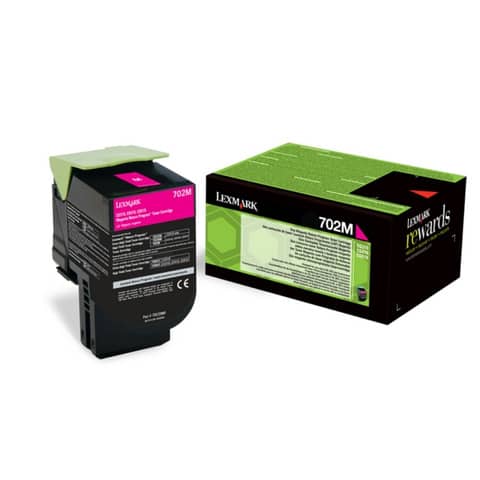 Lasertoner Return 702M, 1.000 Seiten, magenta LEXMARK 70C20M0