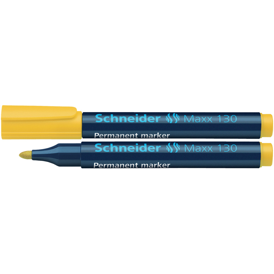 Permanentmarker, Marker, Blauer Marker, Doppelender Marker, Schneider Maxx 130