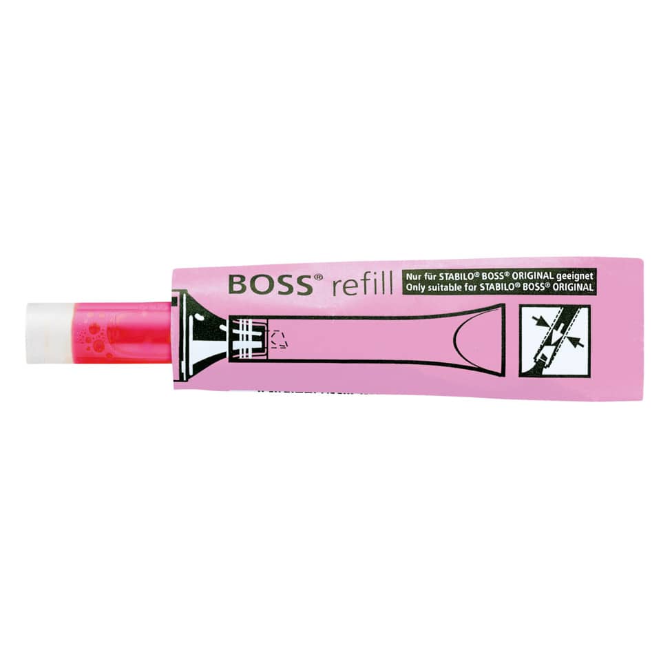 Klebepaste, Refill, Tube, Pink, BOSS