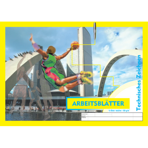 Arbeitsblock, A3, 100g/m², 10 Blatt PVP 2113