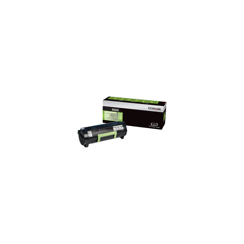 Lasertoner, Druckerkartusche, Schwarz, Lexmark 602H