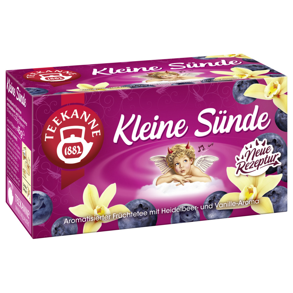 Früchtetee, Aromatisierter Tee,  Heidelbeer, Vanille, Kleine Sünde