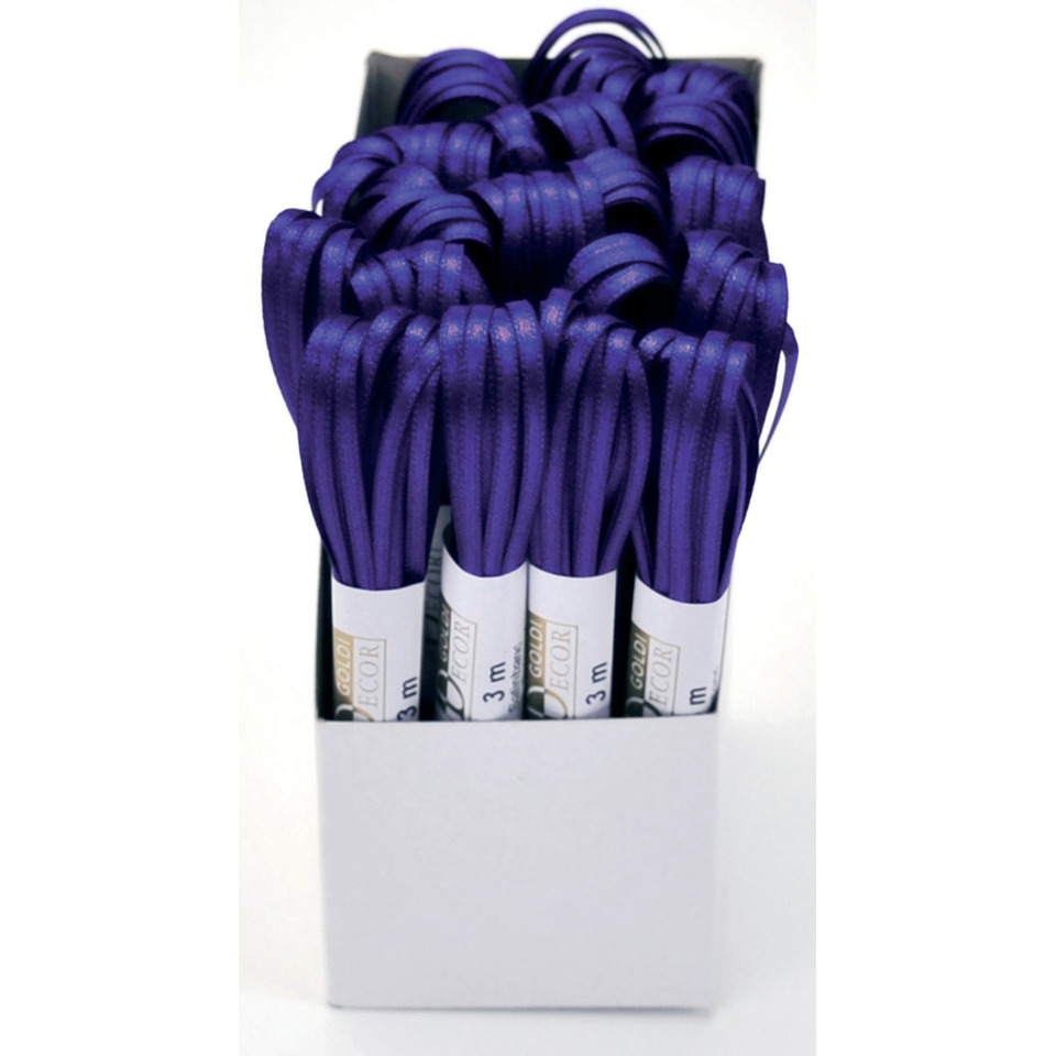 Doppelsatinband, 3mmx3m, violett GOLDINA 197203602003