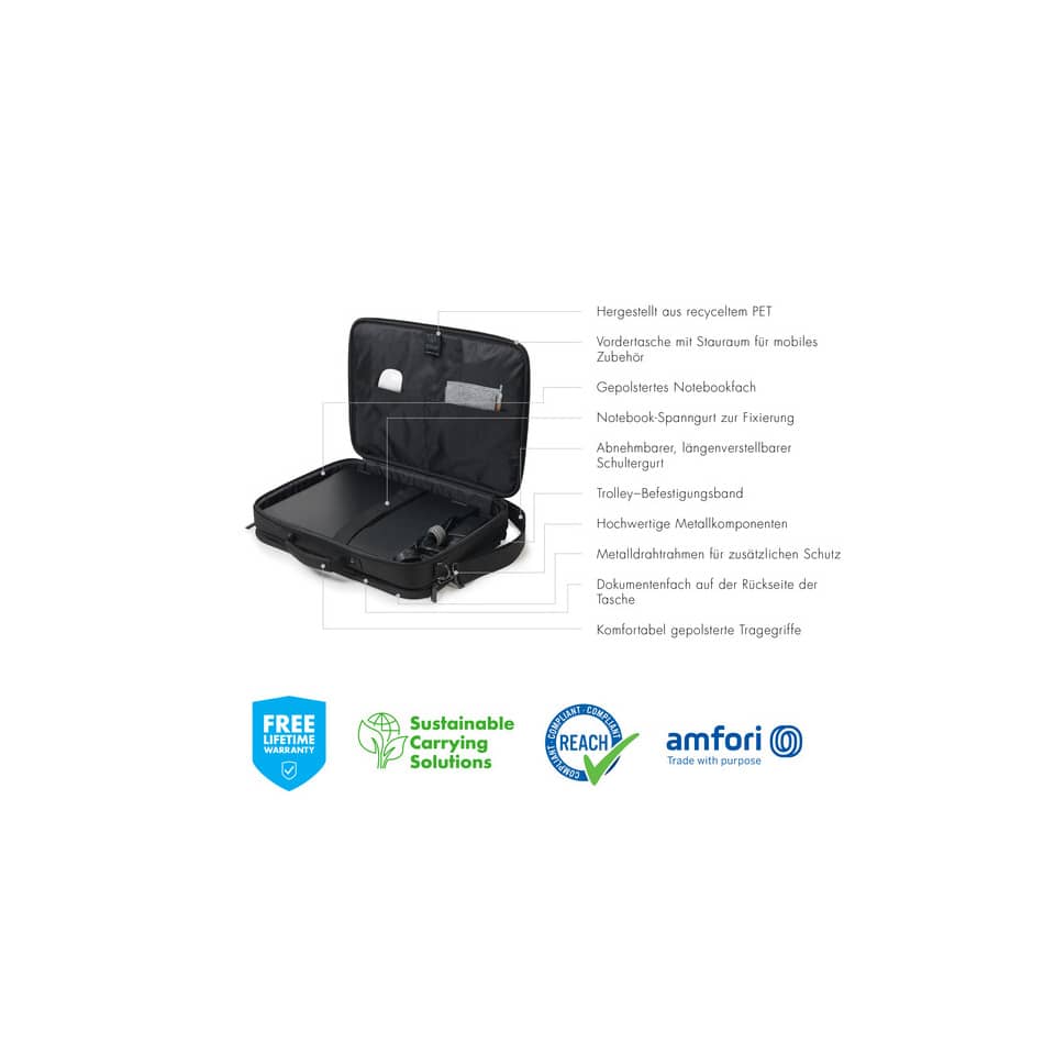 Reisetasche, Notebook-Fach, Haupttasche, Schultergurt, Tragegriff