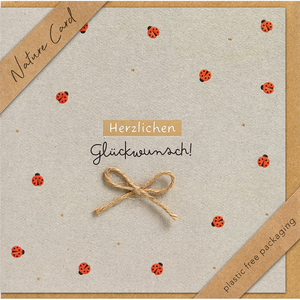 Karte, Glückwunschkarte, Papier, Kordel, Naturfarben