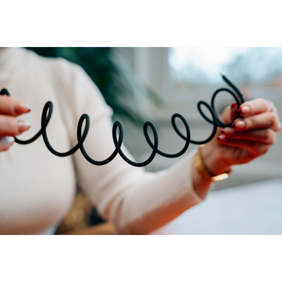 Spule, Spirale, Finger, Person, Frau