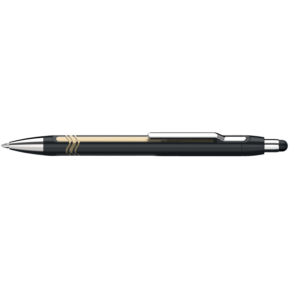 Kugelminenstift, Schreibstift, Tintenstift, Stift mit Clip, Druckknopf-Mine