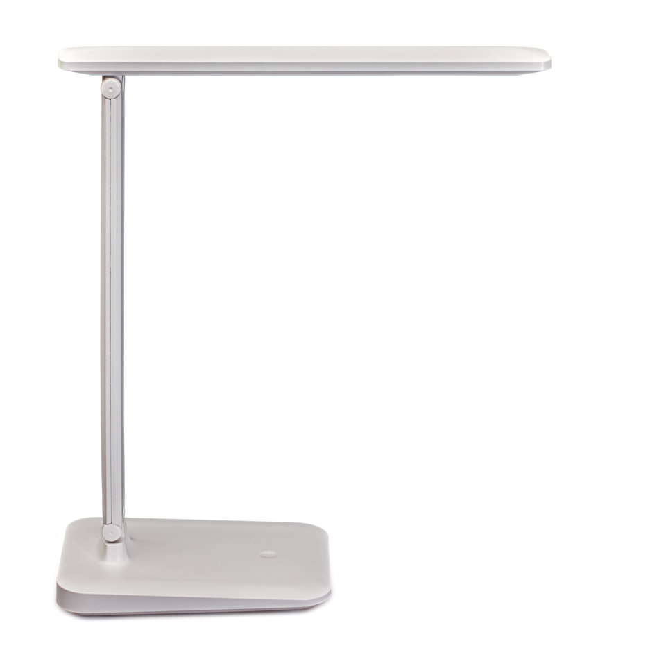 tischlampe, schreibtischlampe, verstellbar, weiß, metall