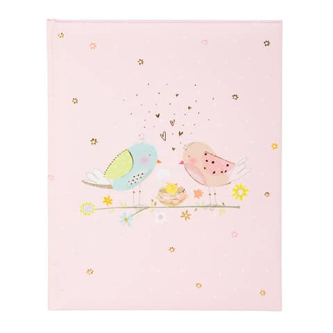 Babytagebuch Girl Loving Birds, 21 x 28 cm TURNOWSKY 11 563