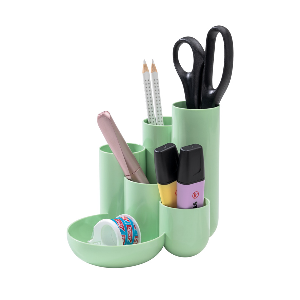 Schreibtisch Organizer, Pinselhalter, Scherenhalter, Klebestreifen, Büroset