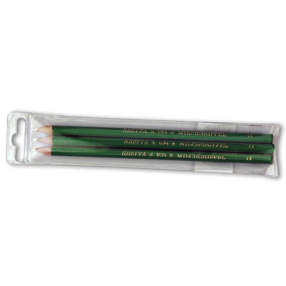 Bleistifte, Grün, Dreierpack, Holzbleistifte, Runde Spitze