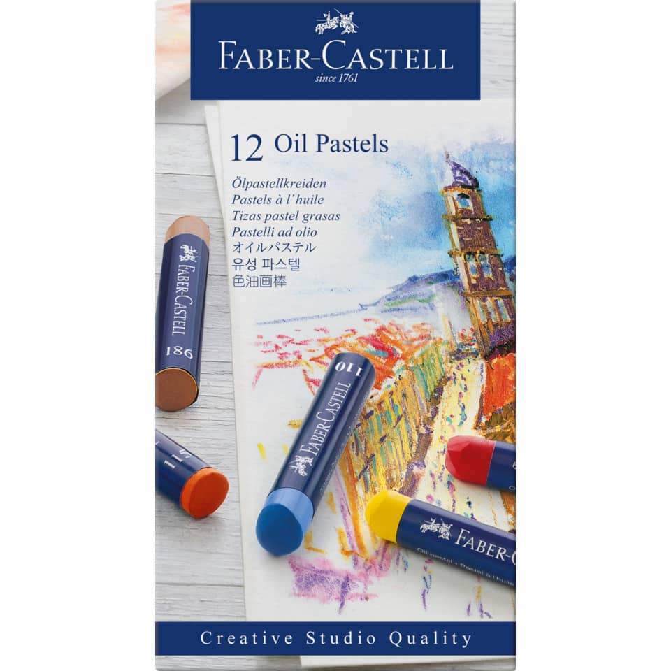 Pastels, Oilpastellstifte, Künstlerbedarf, Bunte Stifte, Faber-Castell
