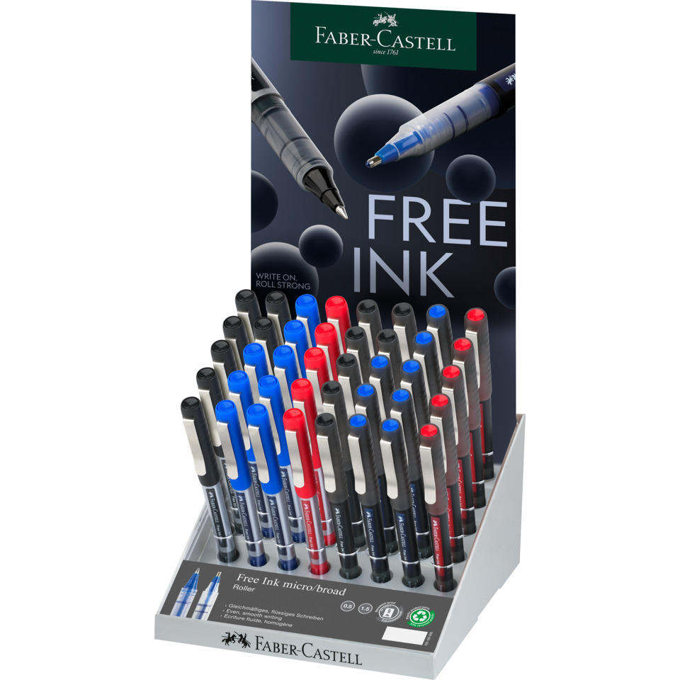 Tintenmarker, Filzstifte, Stiftedisplay, Farbmarker, Faber-Castell