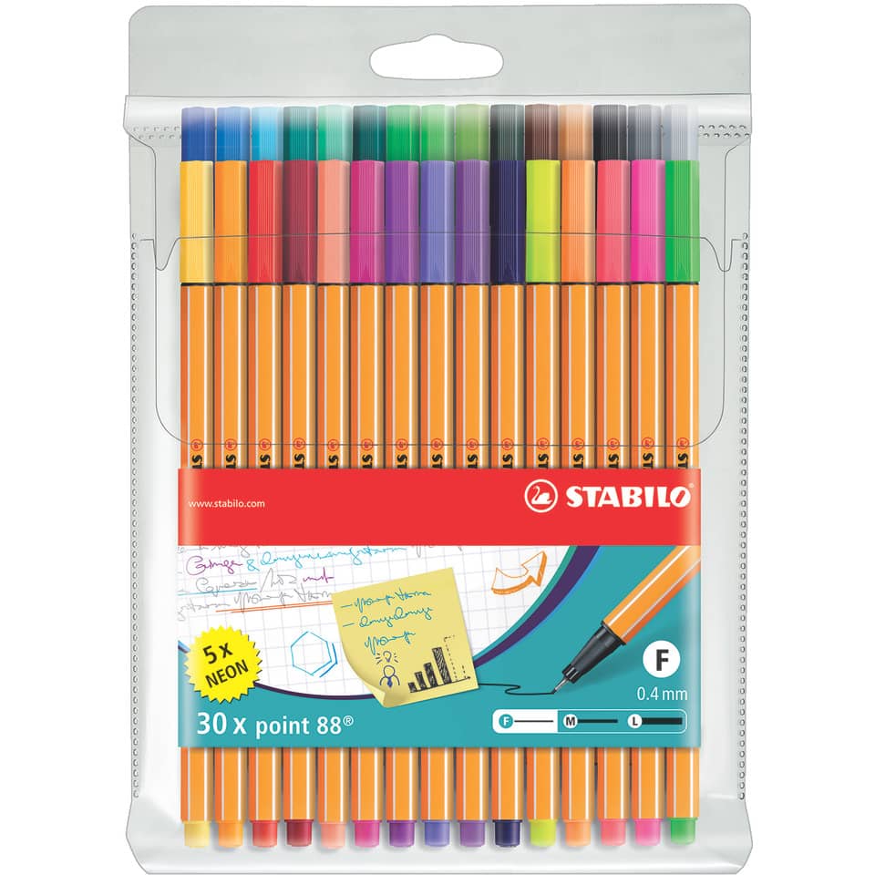 Marker, Neonmarker, Filzstift, Neon-Tinte, Stift-Set