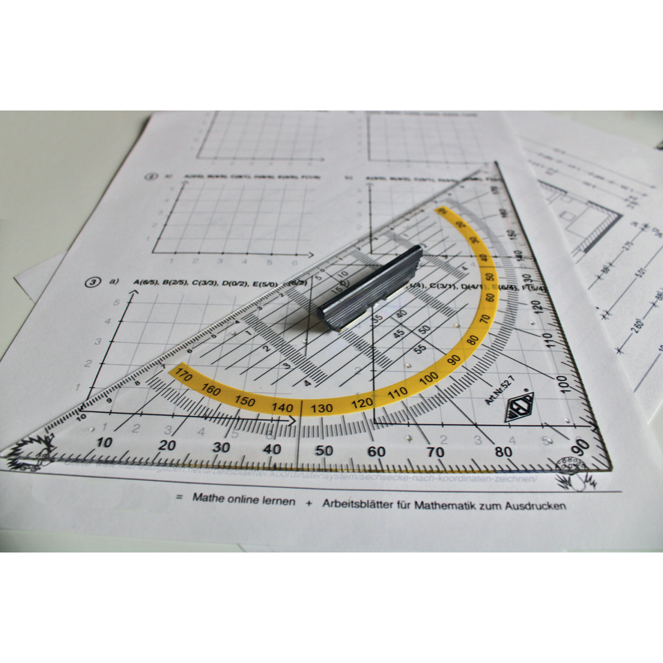 Geodreieck, Lineal, Geometrie, Schräglineal, Bleistiftmerkmal