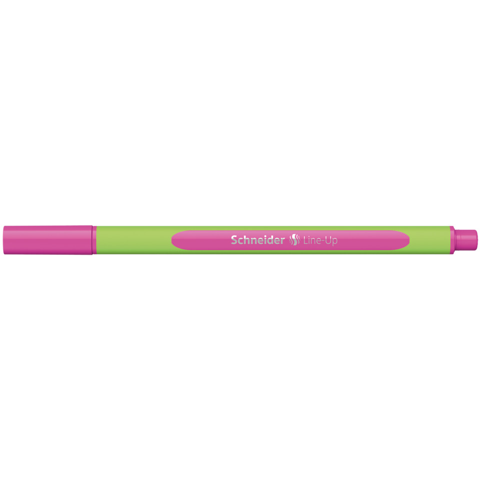 Marker, Highlighter, Green body, Pink cap, Line-Up