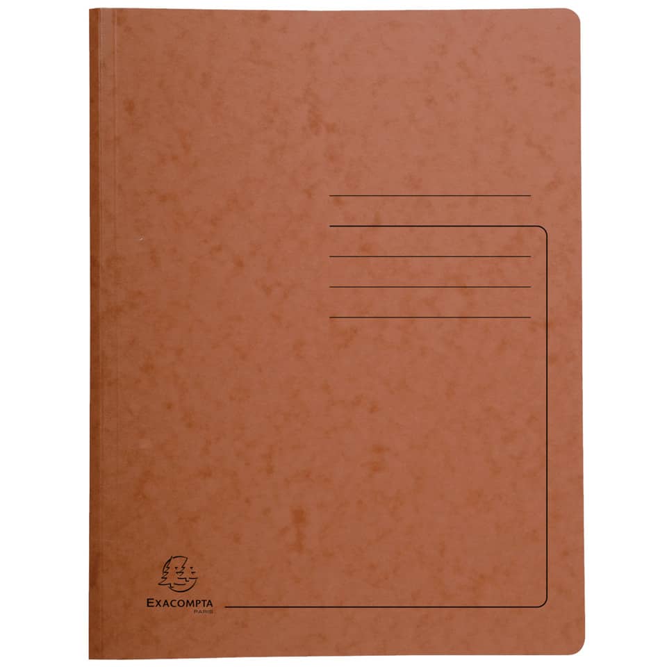 notebook, Paperback, orange-brown, lineated, softcover