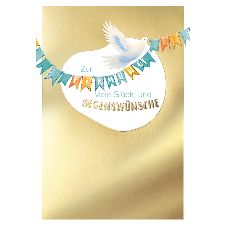gold, card, taube, banner, herzlichen