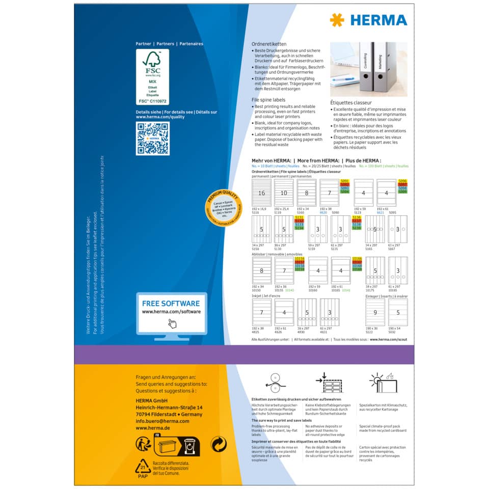 produkttag, ordneretikett, Bürozubehör, Verpackung, Informationsblatt